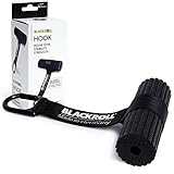 BLACKROLL® Hook Türanker, praktisches Zubehör für Fitnessbänder, vielseitig einsetzbarer Türanker für Fitnessband, ideal für zu Hause & Urlaub, mit Mini Flow Faszienrolle, Made in Germany, Schw