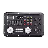JUNYYANG Verstärkerplatine DSP Stereo-Bluetooth-Funktion MP3-Decoder Board Karaoke Preamp Mixer EQ Home Theater Lossless Fiber Coaxial Equalizer for Verstärker Audio Sicher und langlebig
