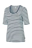 Schneider Sportswear Damen DESYW-Shirt T, weiß/dunkelblau, 48