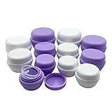 MHXY Mini-Flaschen 5 stücke leer Kunststoff Reisen kosmetische gläser 5g / 10g / 20g / 30g Make-up Container pilzflaschen fläschchen Gesichtscreme Mustertöpfe Gelkästen Geteilte F