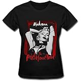 Madonna Rebel Heart Tour 2018 Concert Cotton T Shirt for Women Black Black XXL
