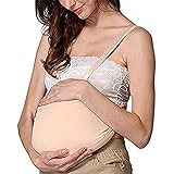 SSLW Fake Schwangerschaft Silikon Fake Belly Bump, Silicon Belly Künstliche Schwangerschaft Falscher Bauch Für Film Prop, Parodie Kostüm Cosplay Und Als Schwangere Frauen Fleisch H