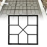 SWANEW Pflasterform Gehweg Form Pflasterstein D.I.Y. Pflaster Pflastermacher Gießen 39x39x4cm Pflasterform Schablone für Beton, Gehweg, Pflastersteine, Terrassenp