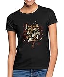 Spreadshirt Harry Potter I Solemnly Swear Spruch Frauen T-Shirt, XL, Schw