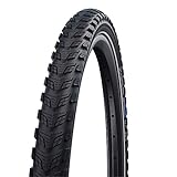 Schwalbe Unisex – Erwachsene Reifen, Schwarz, Marathon GT 365 Perf, DualGuard, TwinSkin 37-622-TwinSk