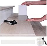 BangShou Transparente Antirutschstreifen für Treppen 10x80cm mit 15 Rollen Rutschfestes Klares Selbstklebendes Band für Kinder, Älteste, Haustiersicherheit (Installationsrolle enthalten)