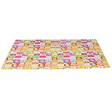 HOMCOM Puzzlematte für Babys Kinder Spielmatte Spiel erziehung klappbar Eva Foam Tiere Muster 61,5 x 61,5