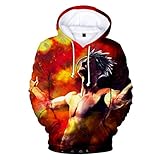 YTQQ-meliodas-Unisex 3D Sweater Streetwear,Anime Cartoon Cosplay Costume Sweatshirt Pullover Drawstring Sweater-XL