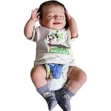 Realistische Reborn-Baby-Puppe, 21 Zoll (Ca. 53,3 Cm) Lebensechtes Neugeborenes Baby Realistisches Aussehen Süßer Junge Und Mädchen Lebensechte Neugeborene Puppe Geschenk,Boy (random clothes)'