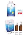 AQUARIUS pro life ® - CDSplus 250 ml + Dosier-Set Bundle I patentierte Chlordioxid Lösung I CDL Tropfen + Pipette & Messbecher I Das Orig