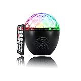 WGLL Disco leuchtet Bluetooth,USB Party Lights Sound aktiviert, Fernbedienung Halloween Mini-Disco-Kugellicht,LED Nachtlicht für DJ, Weihnachtsfeiern, Pool, Club, Zuhause, Kirche, Karaoke, H