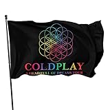 EDGHUOEIH Coldplay A Head Full of Dreams Tour 91 x 152 cm Flaggen Banner Garten Hof Heim Flagge Dekoration O