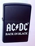 Zippo 1.290.091 Feuerzeug AC/DC Back in Black, schw