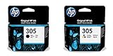 HP 305 2-Pack standard Black & Tri-Colour Original Ink Cartridge Combo pack