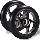 100mm Stunt Scooter Rollen, Scooter Wheels Räder Set, Scooter Ersatz Rollen, 2 Stück Scooter Räder mit Kugellagern Passend für Apollo/Albott/Cox Swain/MGP Stunt S