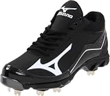 Mizuno Herren 9-Spike Swagger Mid, schwarz/schwarz, 48.5 EU