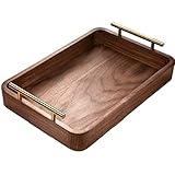 Exquisit Kuchen-Stand Rechteckiger hölzerner Kuchenablage Tee-Tablett Einfache vielseitige Snacks Brotgebäck-Tabwet-Geschenk for Freund oder Wohnkultur Minimalismus (Color : 16.9in)