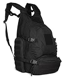 Tanner+Tailor 15.4' Tactical Laptop Rucksack, Armee Rucksack, Militärrucksack (Schwarz)
