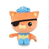dqwer 20 cm Niedlichen Cartoon Die Oktonauten Anime Plüschtiere Puppe Kwazii Katze Weiches Tier Stofftier Plüschtier Puppe Kinder Spielzeug