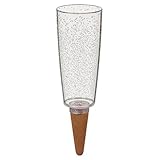 Scheurich Copa XXL, Wasserspender aus Kunststoff und Tonkegel, TRANSPARENT CLEAR, 32 cm hoch, 1,0 V