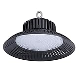 JDKC- UFO LED Hohes Buchtlicht, Ultrahelle Deckenlampe, 6500K Tageslicht Gewerbliche Lagerhallenbeleuchtung, für Garage, Fabrik, Geschäft, Fitnessstudio, Lager (Color : 50W)