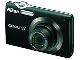 Nikon Coolpix S3000 Digitalkamera (12,0 Megapixel, 4-fach Weitwinkelzoom, 6,7cm (2,7-Zoll) Display) schw