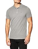 Tommy Jeans Herren Original Fine Pique Kurzarm Polo Shirt Grau (Lt Grey Htr 038) M