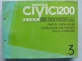 Honda Civic 1200 2-3Door SB-500/600 Type 1978 – Teile-Katalog 3