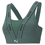 PUMA Damen High Impact Fast Bra Sport Bh, Blue Spruce, M