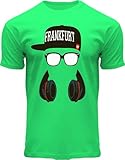 T-Shirt Frankfurt Glasses - Große: M - Grü