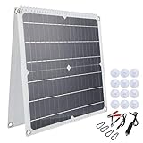 Solarladegerät, Tragbare Solar Power Bank Faltbar, 50W USB Solarpanel, Wasserdicht, Langlebig, für Mobiltelefone, Mobile Netzteile, Laptops, Tablets,