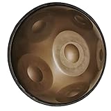 6-Ton 18-Zoll-Handpan-Drum-Instrument, Handtrommeln für Erwachsene, Handpan-Trommel Stahltrommelinstrument für Erwachsene, Schlaginstrument, Einfache Bedienung, mit T