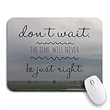 Gaming mouse pad beste inspirierende und motivierende sprüche über das leben weisheit positive rutschfeste gummiunterlage mousepad für notebooks comp