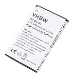 vhbw Li-Ion Akku 900mAh (3.7V) kompatibel mit Handy Telefon Smartphone Olympia Joy Plus, Becco Plus, Becco Viva, Becco 2125, Viva Color Ersatz für LN-4C