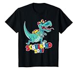 Kinder T-Rex Dinosaurier Comic Einschulung 2021 - Schulkind 2021 T-S