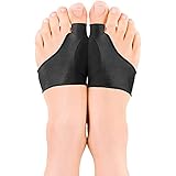 Copper Strong Halux Valgus Korrektur Bandage & Ballenezehpolster – Zehentrenner Damen und Herren – mit Kompressions-Gel-Pad - Hallux Valgus und Schuh-Reibungsschutz (L/XL)