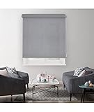 MADECOSTORE Rollo, lichtdurchlässig, einfarbig, 124 x 190 cm, Hellg