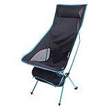Aiong Klappstühle im Freien, Klappstuhl Maximale Belastung von 150 kg Picknick-   Campingstuhl Aluminiumlegierung U