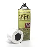 The Army Painter Colour Primer, Matt Black 400 ml Grundierung Spray, Primer Spray, Acryllack Spray für Fantasy Model Spray Paint, Spray Paint Modellbau Farb