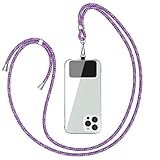 EAZY CASE Universal Handykette geeignet für alle Smartphones, Kette zum Umhängen, Pad mit Kordel, Smartphonekette für Unterwegs, Handyband mit jeder Hülle kombinierbar, U