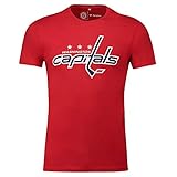 NHL T-Shirt Washington Capitals Wordmark Graphic Logo Eishockey (3XL)