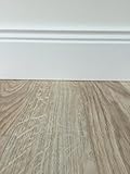 PVC-Boden Deluxe | Paneele mit strukturierte Eichenholzoptik „Wild Oak“ | ZeitlosesDesign | Antistatische-Oberfläche | Maß pro Planke 17.78 x 121.92cm | 35,75m² | CV-Boden für den g