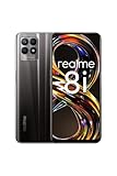 realme 8i Smartphone ohne Vertrag, MediaTeK Helio-G96-Prozessor, 6.6' Ultraflüssiges 120-Hz-Display, 50MP-KI-Dreifach-Kamera, Starker 5000-mAh-Akku, Dual Sim, NFC, 4GB+64GB, Space Black