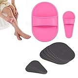Painless Hair Removal Sponge New Portable Body Depilation,Refill Pads for Hair Remover Buffer,Depilatory Sanding Device Hair,Physical Hair Removal Tool Depilation T