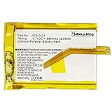 Akku-King Akku kompatibel mit Apple 616-0401, 616-0404, 616-0472 - Li-Polymer 800mAh - für iPod Touch 2G A1288 u. iPod Touch 3G A1318