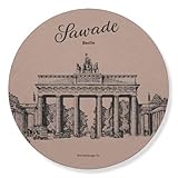 Sawade Bonbonniere mit Pralinen - Brandenburger Tor Motiv - Handgemacht in Berlin - 30 hochwertig