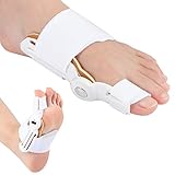 Fybida Hohe Robustheit Hallux Valgus Orthese Equipment Wear- Adult Bunion Corrector für Sport Fitness bei Verletzungen(White (2 Sold only))