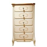 Kommode Amerikanische Möbel Kommode der Schubladen American Children's Simple Locker für Zuhause Büro (Farbe : White, Size : 103.9x40x59cm)
