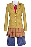 Anime Prison School Midorikawa Hana Cosplay Kostüm Schuluniform Sets Frauen JK Uniform Halloween Karneval (Medium, Full Set)