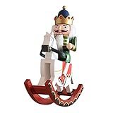YANGHONDD 30cm Süße Weihnachtsdekoration Basteln Trojanisches Pferd Puppe Ornament-grün_as_Show